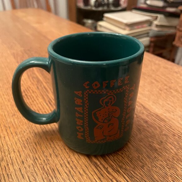 Montana Coffee Traders Green Coffee Cup Mug by Linyi - Picture 3 of 5